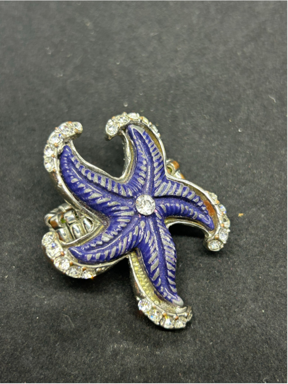 Women's Unbranded Starfish ring One Size Purple Silver
